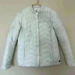 Sperry Jacket Women’s creamy white lightweight puffer outdoor jacket Size Small